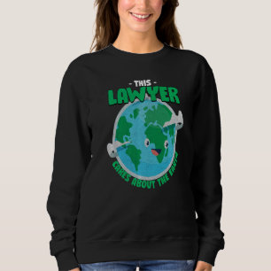 Advokaten bryr sig om Jorden naturadvokat T Shirt