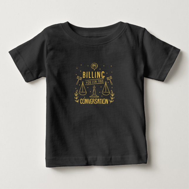 Advokaten fakturerar dig för detta samtal t shirt (Framsida)