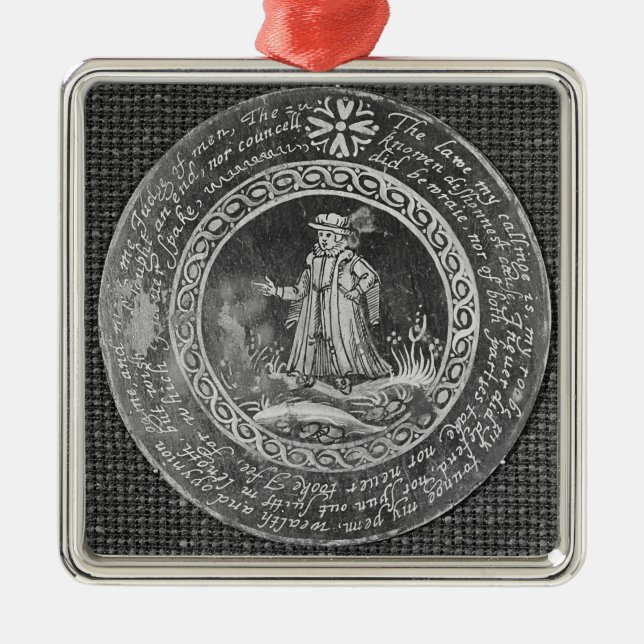 Advokaten Julgransprydnad Metall (Framsidan)