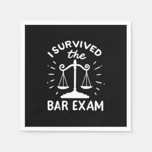 Advokaten Överlevde Pub Exam Pappersservett