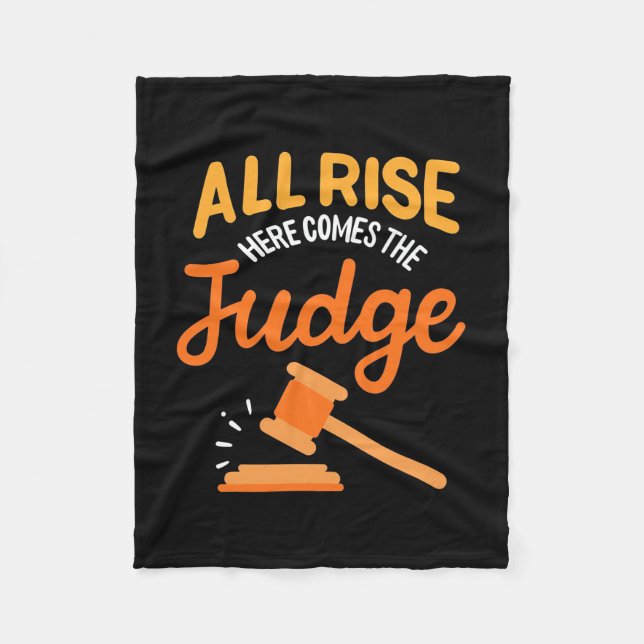 Advokaten Stiga upp här kommer domaren Fleecefilt (Framsidan)