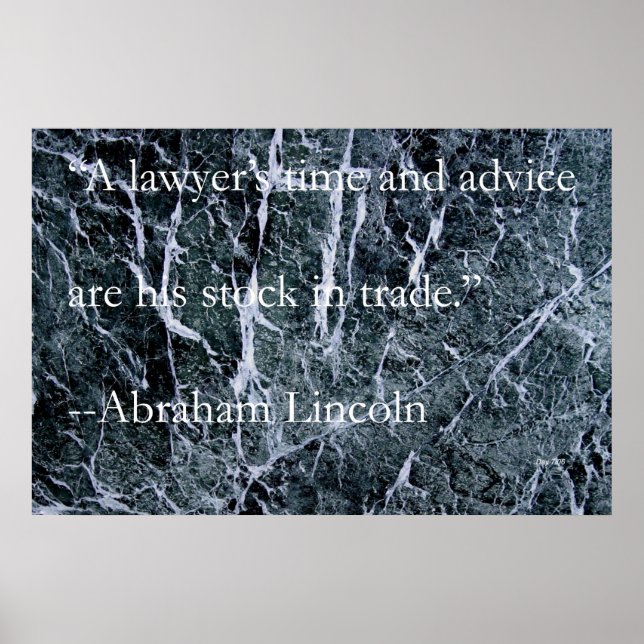 Advokatens tid och råd poster (Framsidan)