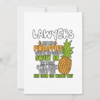 Advokater är som ananas.