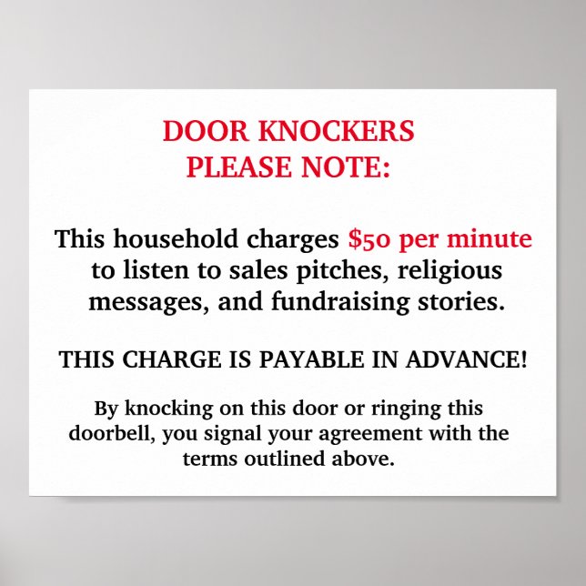 Advokater betalar DIG! Poster (Framsidan)