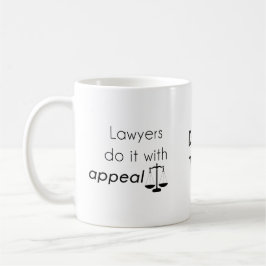 Advokater gör det med kaffemugg