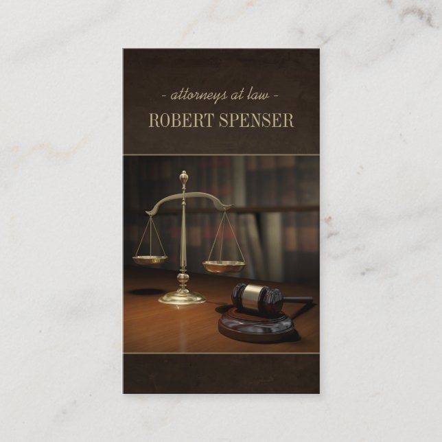 Advokater på kortet för Notary för Visitkort (Framsida)