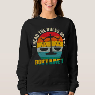 Advokater som säger att jag läser reglerna så att t shirt