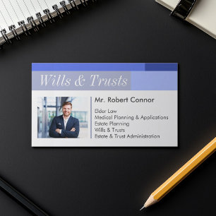 Advokatfirman Wills & Trusts Attorney at Law Advis Visitkort