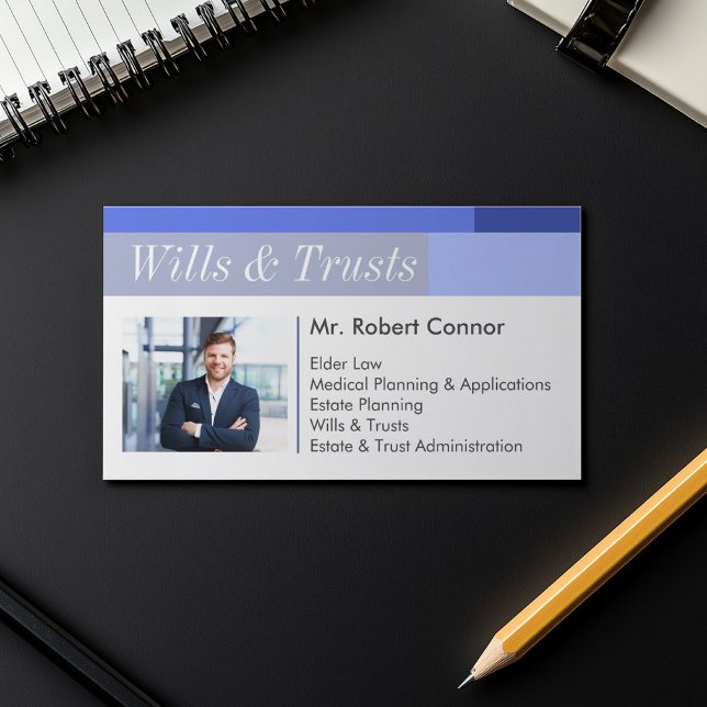 Advokatfirman Wills & Trusts Attorney at Law Advis Visitkort (Perfect for business)