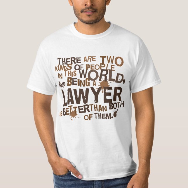 Advokatgåva Tee Shirt (Framsida)