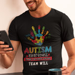 Advokatgrupp för Anpassningsbar av reklamutbildnin T Shirt<br><div class="desc">Färgfyllda pussel med ett kärlek-hjärta i mitten för kampanjen för att öka medvetenheten om autism. Den här designen har färg som skapar den djärv, livfull och roligt. Ordspråket på den ger ett kraftfullt budskap: "Autism Awareness Education, Kärlek, Support, Advocate". Lägg till ditt team namn genom att klicka på "Anpassa" ovan...</div>