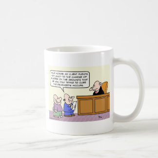 Advokatnågot att sägamord var egentligen kaffemugg