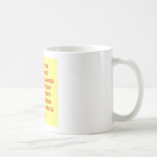 advokatskämtgåvor och t-skjortor kaffemugg (Höger)
