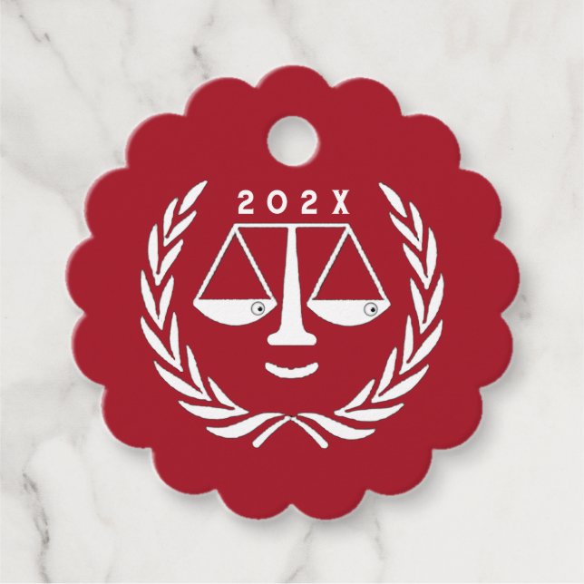 Advokatskolans Studentfest Gåvor Etiketter (Framsida)