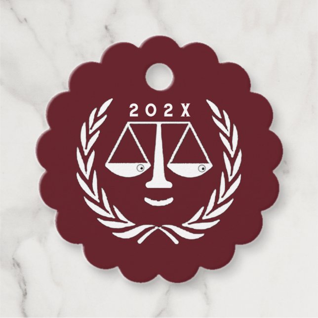 Advokatskolans Studentfest Gåvor Etiketter (Framsida)