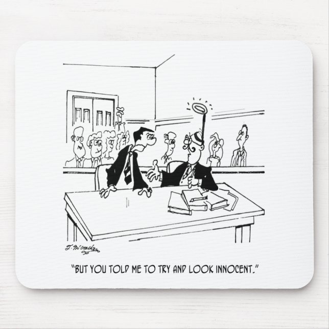 Advokattecknad 5299 musmatta (Framsidan)