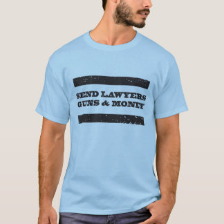 Advokatvapen och pengarutslagsplats-skjorta tee shirt
