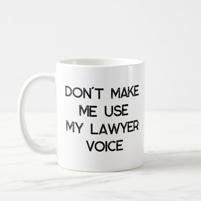 Advyer Office Gift Mugg Funny Quote Slogan (Vänster)