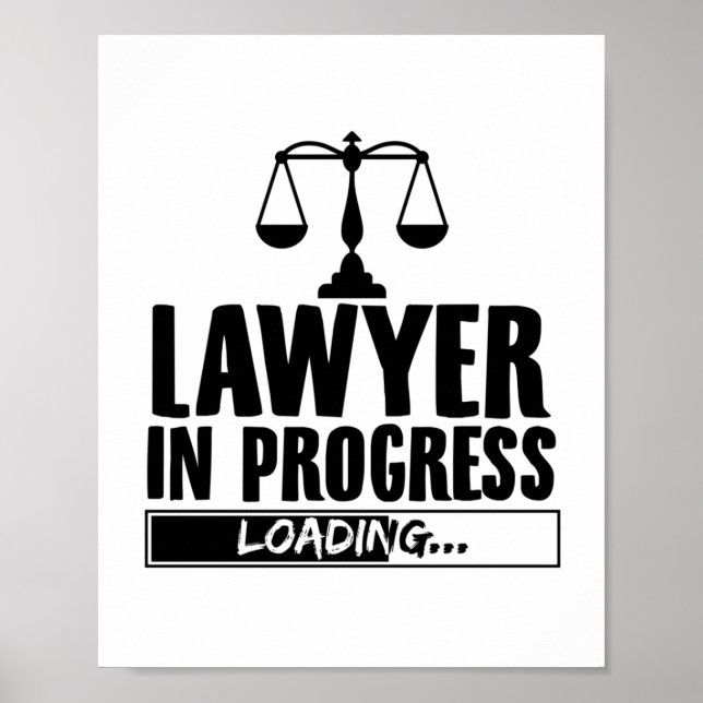 Advyer Profession | Lawyers Law Gift Idea Poster (Framsidan)