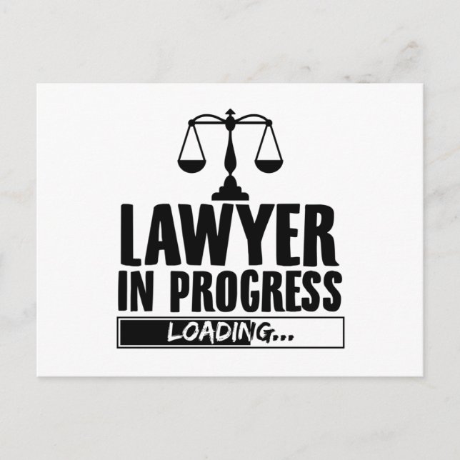 Advyer Profession | Lawyers Law Gift Idea Vykort (Framsida)