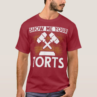 Advyer Student Law School Clerk visar mig din T Shirt