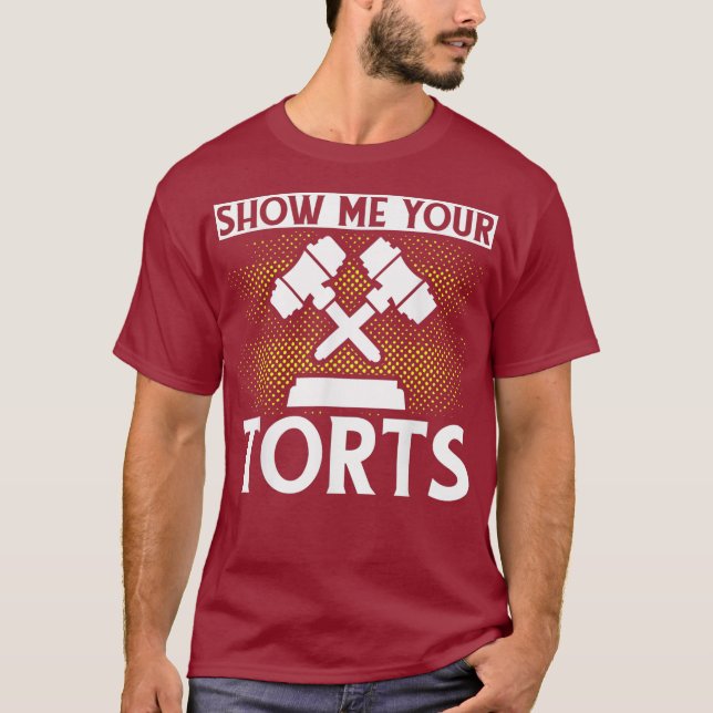 Advyer Student Law School Clerk visar mig din T Shirt (Framsida)