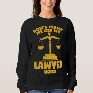 Advyer Voice Say Law Domare Attorney Notary Publ T Shirt