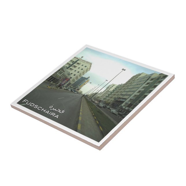 AE037 FUDSCHAIRA, Förenade Arabemiraten, UAE Kakelplatta (Sidan)