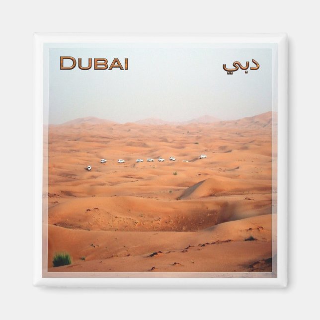 AE044 Desert-rundresa i DUBAI, Förenade Arabemirat Magnet (Framsidan)