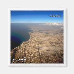 AE051 AJMAN City, Förenade Arabemiraten, Fridge Magnet