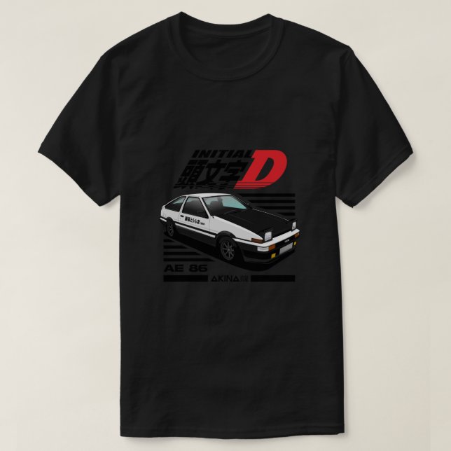 AE86 Initial D Essential T-Shirt (Design framsida)