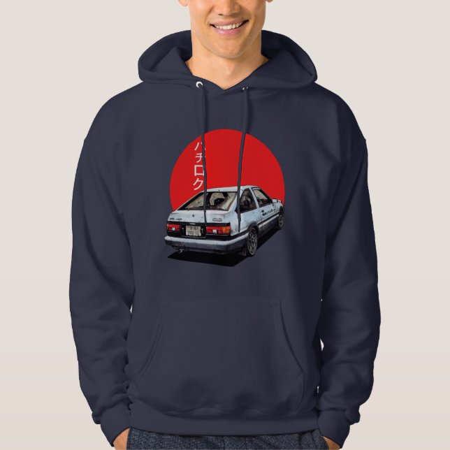 AE86 Original d Trueno Japan Movie Hoodie (Framsida)