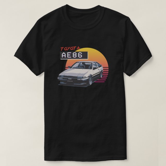 AE86 Toyota Sprinter Trueno Classic T-Shirt (Design framsida)