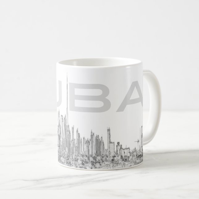 AE Förenade Arabemiraten - Dubai - Marina torn Kaffemugg (Framsida höger)