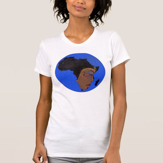 Ae-symboler av afrikaskjortan tee shirt (Framsida)