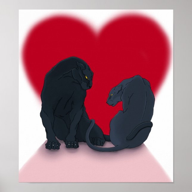 AE Valentine Panthers Poster (Framsidan)