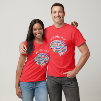 AE Warrior Brain med symboldesign T Shirt