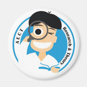 AECT-forskning- och teoriMagnet-Manlig logotyp Magnet