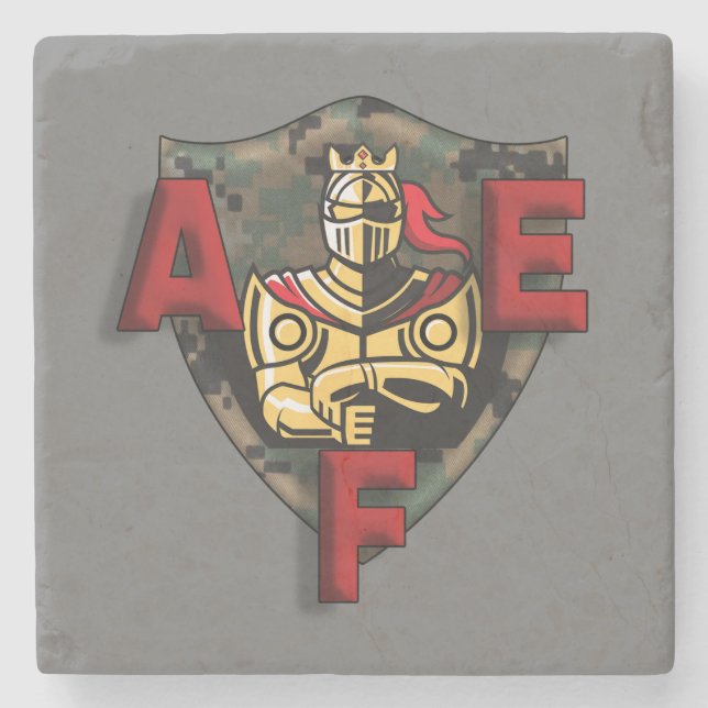 AEF Stil Legacy Logotyp Stone Underlägg (Framsidan)