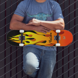 AEfterburn Flames Dd Brand Mini Skateboard Bräda 18,5 Cm