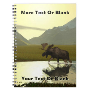 Aeftermiddag Moose Anteckningsbok