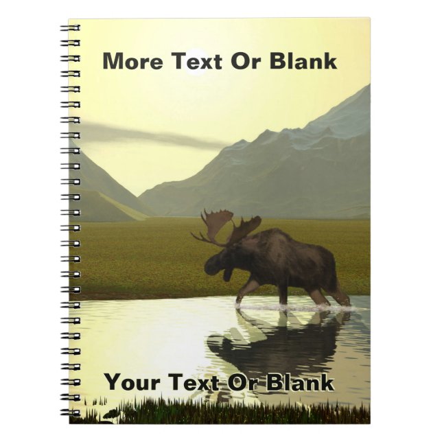 Aeftermiddag Moose Anteckningsbok (Framsidan)