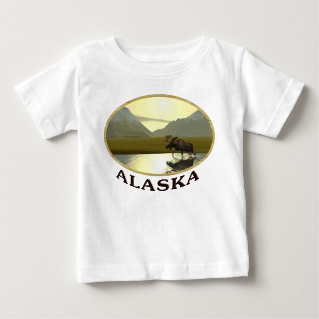 Aeftermiddag Moose Tee (Framsida)