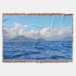 Aegean Blue Marmaris Turquise Kusten Painting Mysfilt
