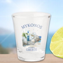 Aegean Dreams: Mykonos in Watercolor