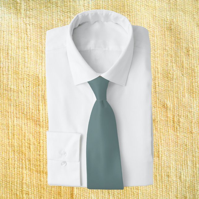 Aegean Teal Solid Färg Slips (Skapare uppladdad)
