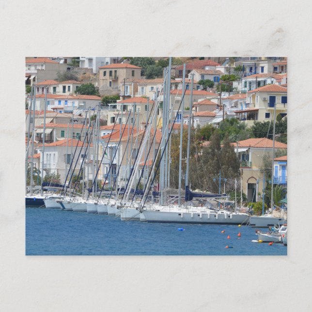 Aegina Port Vykort (Framsida)