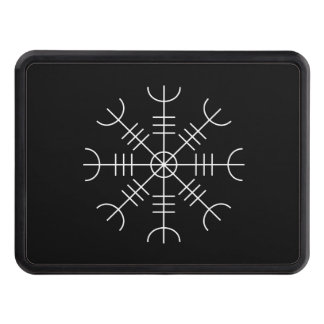 Aegishjalmr White Trailer Hitch Cover Dragkroksskydd