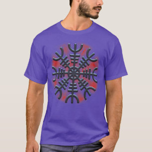Aegishjalmur Helm of Awe Old Norse Viking Symb T Shirt