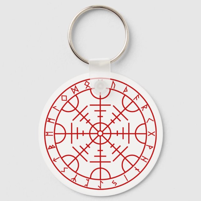 Aegishjalmur Keychain Nyckelring (Framsida)